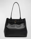 Tom Ford Audrey Medium Tote Bag In Grain Leather In Black