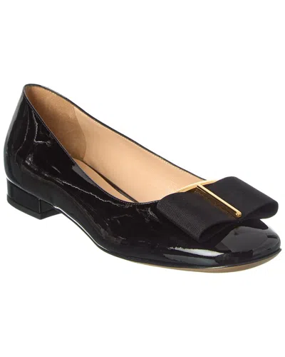 Tom Ford Audrey Patent Ballerina Flat In Black
