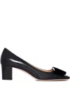 Tom Ford Audrey Velvet Bow Ballerina Pump In Black
