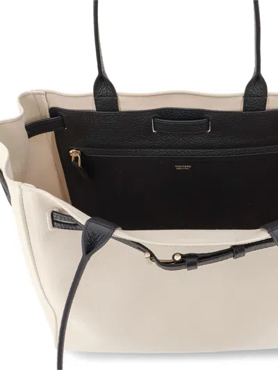 Tom Ford Audrey Shoulder Bag In Beige