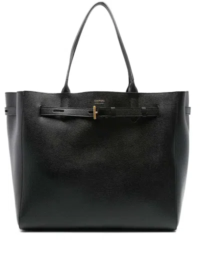 Tom Ford Audrey Tote Bag In Black