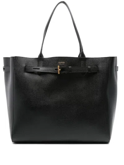 Tom Ford Audrey Tote Bag In Black