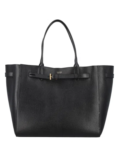 Tom Ford Audrey Tote Bag In Black