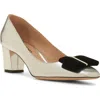 Tom Ford Audrey Velvet Bow Ballerina Pump