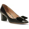 Tom Ford Audrey Velvet Bow Ballerina Pump In 1n001 Black