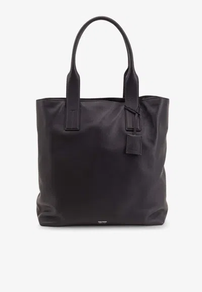 Tom Ford Audry Leather Tote Bag In Black