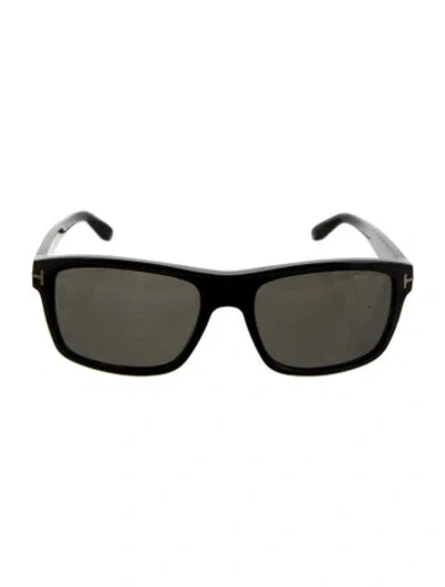 Pre-owned Tom Ford August Square Sunglasses In Black