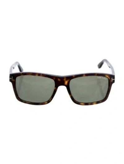 Pre-owned Tom Ford August Wayfarer Sunglasses In Brown