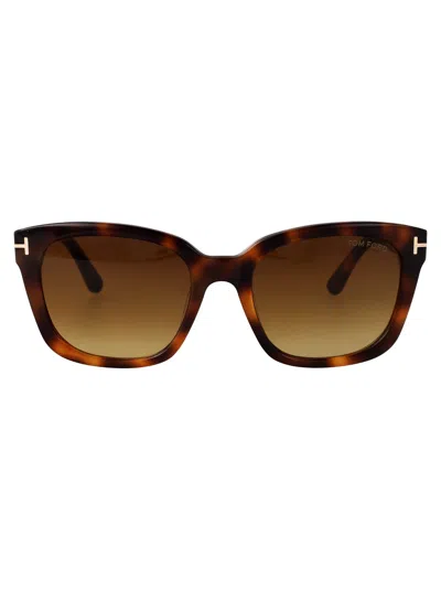 Tom Ford Haylay Sunglasses In 哈瓦那