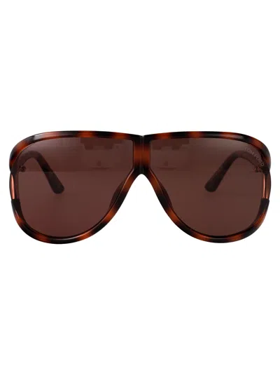 Tom Ford Avana Bionda Injectate Sunglasses In Avana Bionda / Marrone