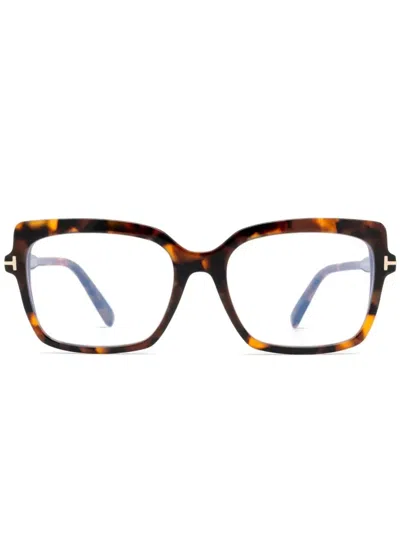 Tom Ford Avana Scura Acetate Glasses In Brown