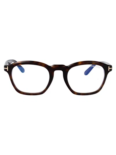 Tom Ford Avana Scura Acetate Optical Glasses In Transparent