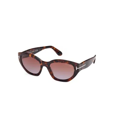 TOM FORD TOM FORD AVANA SCURA  / MARRONE GRAD ACETATE SUNGLASSES