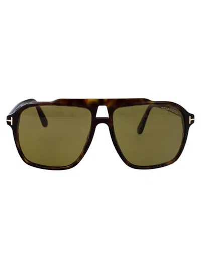 Tom Ford Avana Scura  / Verde Acetate Sunglasses