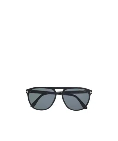 Tom Ford Aviator-frame Sunglasses In Gray