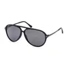 Tom Ford Aviator Full Rim, With A Dark Havana Frame And Polarized Roviex Lens. In Black