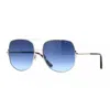 Tom Ford Pilot-frame Sunglasses In Silver