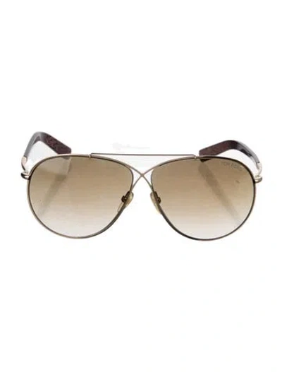 Pre-owned Tom Ford Aviator Gradient Sunglasses