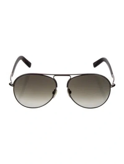 Pre-owned Tom Ford Aviator Gradient Sunglasses In Black