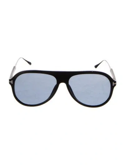 Pre-owned Tom Ford Aviator Gradient Sunglasses In Black