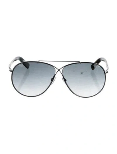 Pre-owned Tom Ford Aviator Gradient Sunglasses In Black