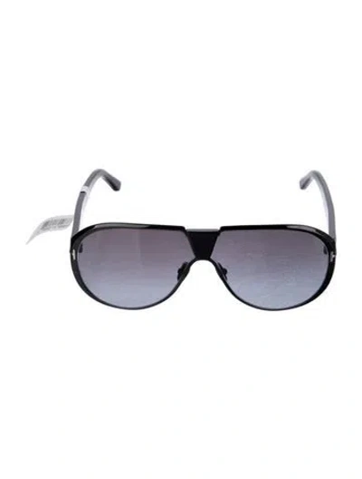 Pre-owned Tom Ford Aviator Gradient Sunglasses In Black