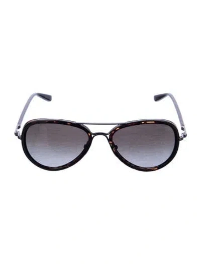 Pre-owned Tom Ford Aviator Gradient Sunglasses In Brown