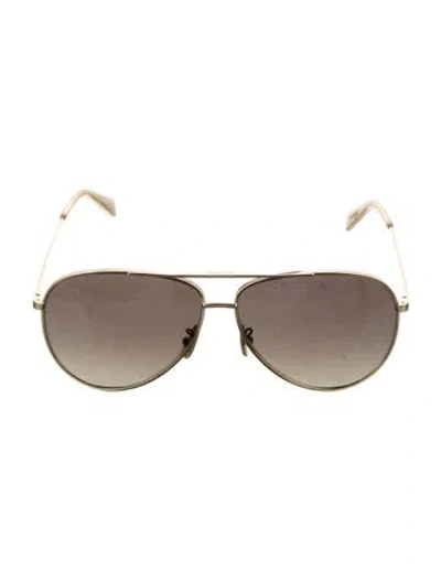 Pre-owned Tom Ford Aviator Gradient Sunglasses In Gold