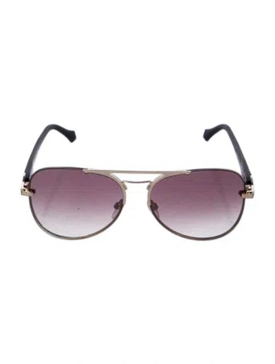 Pre-owned Tom Ford Aviator Gradient Sunglasses In Gray
