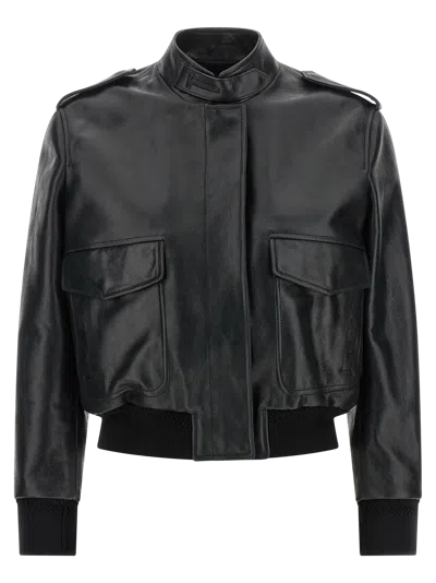 Tom Ford Aviator Jacket In Black