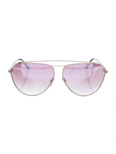 Pre-owned Tom Ford Aviator Mirrored Sunglasses