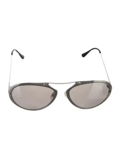 Pre-owned Tom Ford Aviator Mirrored Sunglasses In Multi