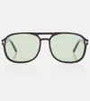 Tom Ford Aviator-sonnenbrille Rosco In Grün