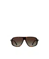 Tom Ford Aviator Sunglasses In Brown