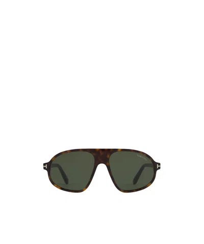Tom Ford Aviator Sunglasses In Black