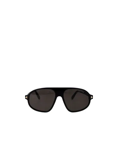 Tom Ford Aviator Sunglasses In Black