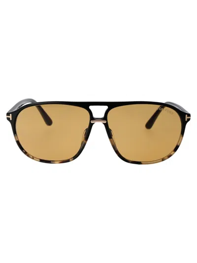 Tom Ford Aviator Sunglasses Ft1026 05 E In Black