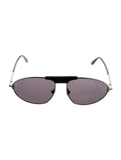 Pre-owned Tom Ford Aviator Tinted Sunglasses In Black