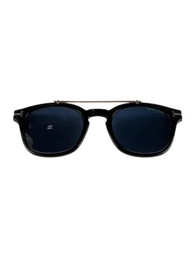Pre-owned Tom Ford Aviator Tinted Sunglasses In Black