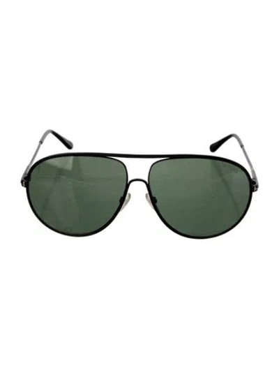 Pre-owned Tom Ford Aviator Tinted Sunglasses In Black
