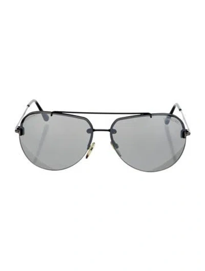Pre-owned Tom Ford Aviator Tinted Sunglasses In Gold