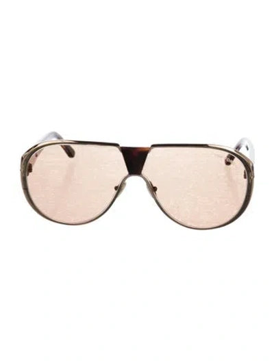 Pre-owned Tom Ford Aviator Tinted Sunglasses In Multi