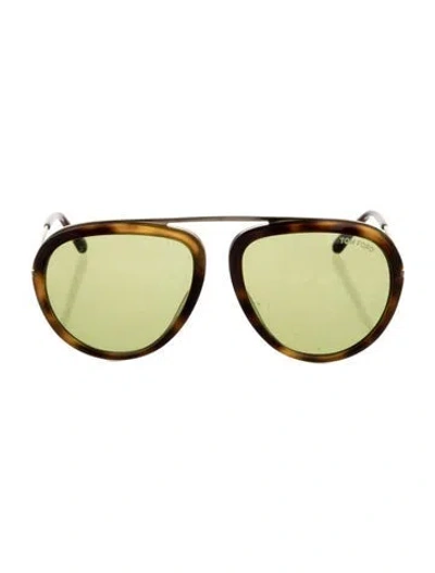 Pre-owned Tom Ford Aviator Tinted Sunglasses In Multi