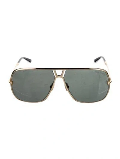 Pre-owned Tom Ford Aviator Tinted Sunglasses In Multi
