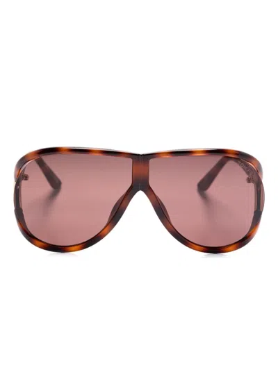 Tom Ford Axel Sunglasses In Brown