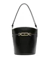 Tom Ford Small Leather Bucket Shoulder Bag In Black