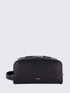 Tom Ford Logo Leather Toiletry Bag In Black