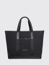Tom Ford Nylon And Leather Tote Bag In Black