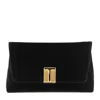 Tom Ford Black Velvet And Viscose Shoulder Bag