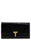 Tom Ford Wallet On Chain Logo In Black